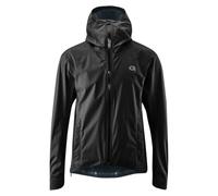 Gonso Save Plus, Giacca da ciclismo da uomo, Giacca impermeabile, Impermeabile fino a 10.000 mm e antivento, G-Tex, Laminato a 2,5 strati e cuciture nastrate, Vestibilità aderente, Senza PFC, Nero, XL