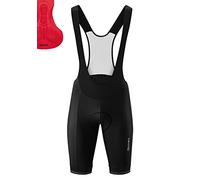 Gonso Sitivo Bib, Pantaloncini corti da ciclismo da uomo, Con cuscinetto di seduta Sitivo Comfort, Elastico in silicone ad alta elasticità e antiscivolo, Vestibilità aderente