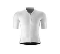 Gonso SITIVO - Maglia da Ciclismo da Uomo, Traspirante, con Cerniera, Taglia XL, Colore Bianco