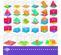 Gontence 28 pezzi giochi di pazienza per bambini con 28 sacchetti viola - gioco di aglio | Mini giochi per bambini e adulti | regalino compleanno bambini Give Aways | giocattoli regali di riempimento