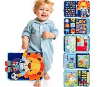 Gontence Busy Board - Giochi Bambini 2 3 Anni - Giochi Montessori 1 Anno - Giochi Educativi 3 4 5 Anni - Pannello Sensoriale Montessori - Regalo
