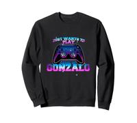 GONZALO - LEVEL UP con Controller: VUOLE SOLO GIOCARE Felpa