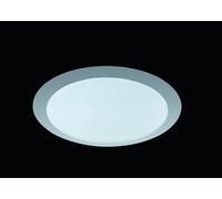 GONZALO PLAFONIERA LED 12W 1050lm, 3000K BORDO ALLUMINIO + DIFFUSORE PLASTICA D.34CM