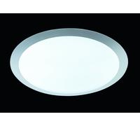 GONZALO PLAFONIERA LED 25W 2000lm, 3000K BORDO ALLUMINIO + DIFFUSORE PLASTICA D.42CM