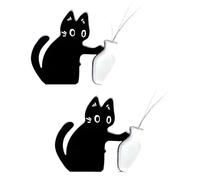 GONZTEL 2 Pezzi Calamite Frigorifero a Forma di Gatto, Mini Magneti Decorativi, Perfetti come Souvenir Commemorativi e Idea Regalo Personalizzata per Amanti dei Gatti e la Decorazione di Casa