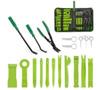 GOOACC 19Pcs Trim Removal Tool Set Panel Fastener Clips Removal Automo