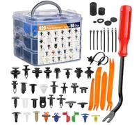 GOOACC, 975 clip di fissaggio a spinta per auto e assortimento di 33 dimensioni dei più popolari rivetti per parafango e paraurti, con rimozione fascette per Ford, GM, Toyota, Honda, Chrysler, BMW,