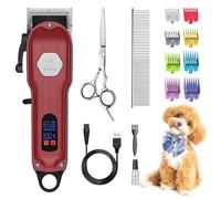 Gooad Tagliaunghie professionale per cani, tagliaunghie per cani, tagliaunghie per cani, gatti, animali domestici (rosso)