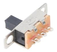 Goobay 10170 - Interruttore a scorrimento, 1 UM, 3 poli, argento/ottone