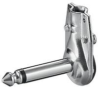 Goobay 11040 Spina jack - 6 35 mm - mono volante - in metallo angolata