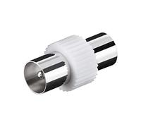 Goobay 11535 Adattatore coassiale: Spina coassiale > Spina coassiale - plastico
