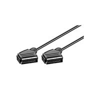 Goobay 11762 Cavo Scart 21 Poli, Placcato Nickel, Diametro 7mm