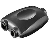 Goobay 11921 - Splitter Audio Digitale Toslink da 1 a 2, 10 Pezzi, Colore: Nero