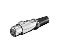 Goobay 11959 Presa XLR per Microfono, 3 Pin