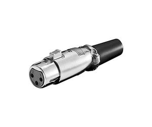 Goobay 11959 Presa XLR per Microfono, 3 Pin