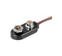 Goobay 12483 1x 9V Block portabatterie - Estremità dei cavi allentati idrorepellente