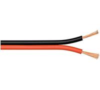 Goobay 15089 Cavo Altoparlanti, Rosso/Nero, CU, 4.4mm Diametro, 10m Lunghezza del Cavo