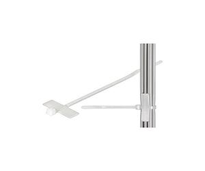 Goobay 17095 Fermacavi con campo di marcatura - dimensione campo 25 x 8 mm