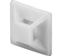 Goobay 17104 - Base adesiva con occhiello per fissare fascette fino a 3 6 mm