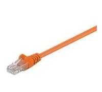 Goobay 1m 2xRJ-45 Cable cavo di rete Arancione Cat6 (goobay patchkabel - 1 m - orange) NEW