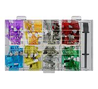 Goobay 20339 Assortimento di fusibili per l’auto; 81 pz. - fusibili a lama; 19 1 x 5 1 x 18 5 mm