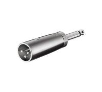 Goobay 27452 Adattatore XLR, Connettore Jack AUX Mono da 6.35mm a Connettore XLR