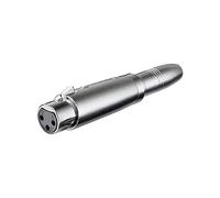 Goobay 27453 Adattatore XLR, Presa Jack AUX da 6.35mm a Presa XLR