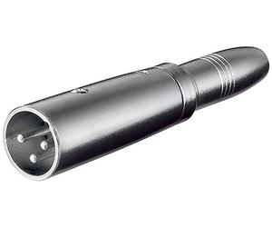 Goobay 27454 Adattatore XLR, Presa Jack AUX da 6.35mm a Connettore XLR