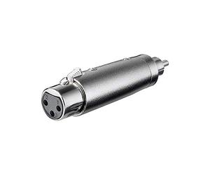 Goobay 27455 Adattatore XLR, Connettore RCA a Presa XLR