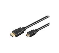 Goobay 1m HDMI HDMI Type A (Standard) HDMI Type C (Mini) Nero cavo HDMI