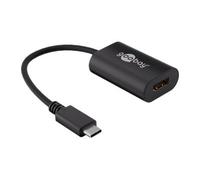 Goobay 38532 USB tipo-C Uscita HDMI 3840 x 2160 Pixel Adattatore da USB-C a HDMI