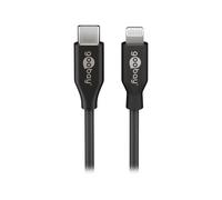 Goobay 39447 0,5 m Lightning USB C Maschio Maschio Nero 0.48 Gbit/s black
