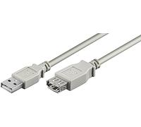 Goobay 39624 Cavo prolunga USB 2.0 ad alta velocità grigio - Spina USB 2.0 (tipo A) > Presa USB 2.0 (tipo A)