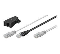 Goobay 3m DSL-Cable + TAE Adaptor cavo di rete