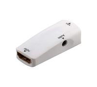 Goobay 44794 Compatto adattatore da HDMI a VGA con audio placcati in oro