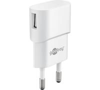 GOOBAY 44948 - Caricabatterie USB, 5 V, 1000 mA, bianco