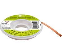 Goobay 45246 Filo dissaldante in rame puro da 2 mm Filo dissaldante per la rimozione della saldatura nelle giunzioni a saldare Filo dissaldante ideale per la conducibilità termica