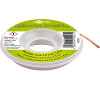 Goobay 45246 trefolo dissaldante 2 mm filo di dissaldante rame puro 1,5 m set...
