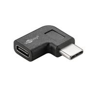 Goobay 45402 Adattatore da USB-C a USB-C 90°, Nero