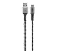 GOOBAY 49297 - Cavo di sincronizzazione e ricarica, USB-A > C, 2,0 m, tessuto,