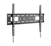 Goobay 49891 - Supporto da parete per TV Pro Fixed (L), da 37" a 70" (94 cm - 178 cm), 50 kg, fissaggio semplice e sicuro, Vesa standard, QLED/LED, colore: Nero