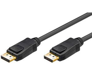 Goobay 49960 - Cavo di Collegamento DisplayPort 1.2 4K Placcato Oro DisplayPort Maschio a DisplayPort Maschio per trasferimento di segnali Audio/Video