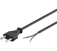goobay Uisoleret ledning Europlug (strÃ¸m CEE 7/16) (male) Sort 1.5m StrÃ¸mkabel NEW