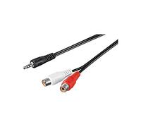 Goobay Adattatore sdoppiatore audio stereo 3,5 mm maschio – 2x RCA femmina 1,5 m