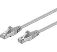 Goobay 50146 CAT 5e Cavo Patch, Rete SF/UTP, Grigio, 3m Lunghezza