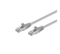Goobay 50133 CAT 5e Cavo Patch, Rete F/UTP, Grigio, 10m Lunghezza