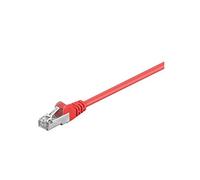 goobay 50150 CAT 5e Cavo di collegamento, F/UTP, rosso, 0,5 m Lunghezza del cavo