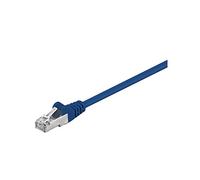 Goobay 50161 CAT 5e Cavo Patch, Rete F/UTP, Blu, 5m Lunghezza