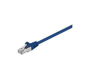 Goobay 50162 CAT 5e Cavo Patch, Rete F/UTP, Blu, 7.5m Lunghezza
