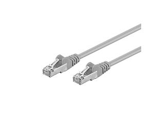 Goobay 50199 CAT 5e Cavo Patch, Rete F/UTP, Grigio, 30m Lunghezza